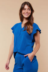 Ainoa top | Cornflower Blue