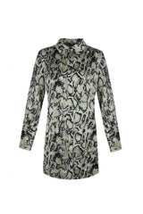 Tereze blouse | Offwhite/Black