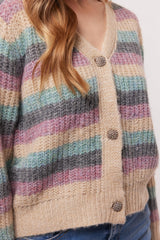 Clara vest | Sand/Light Ocean