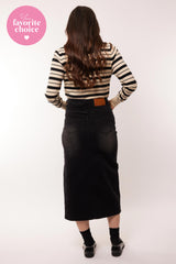 Coco rok | Denim Black