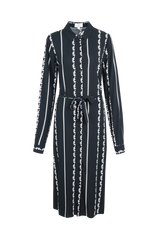 Charlotte jurk | Black/Offwhite