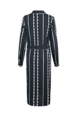 Charlotte jurk | Black/Offwhite