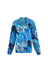 Amira blouse | Light Blue/Steel Blue