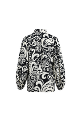 Carla blouse | Black/Sand