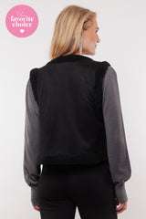 Flora gilet | Black