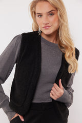 Flora gilet | Black