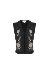 Flora gilet | Black