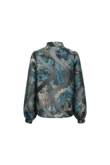 Isabel blouse | Black/Deep Sea