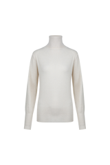 Daye knit sweater | Wool White