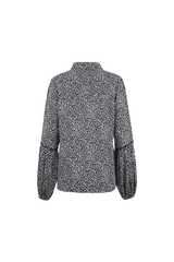 Donya blouse | Black/Offwhite