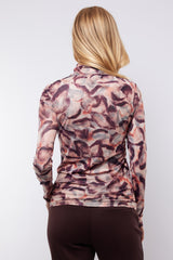 Tyra top | Dark Brown/Cognac