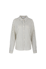 Lot blouse | Offwhite/Black