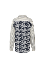 Lot blouse | Offwhite/Black