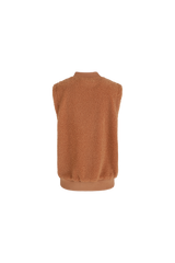 Giselle gilet | Cognac