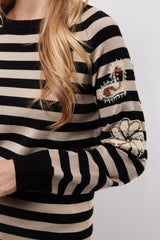 Anouk trui | Black/Sand