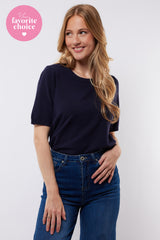 Anne top | Midnight Blue