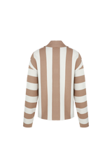 Cecillia vest | Wool White/Light Camel