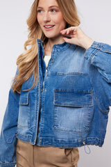 Joyce jacket | Denim Mid Blue