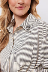 Lyllith blouse | Offwhite/Black