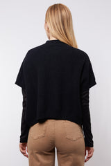 Violette trui | Black/Moon Rock