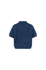 Violette trui | Midnight Blue/Sand