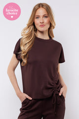 Tess top | Dark Brown