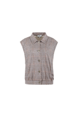 Guusje gilet | Light Camel/Color mix