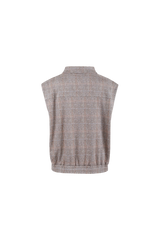 Guusje gilet | Light Camel/Color mix