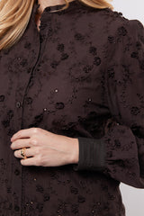 Lola blouse | Dark Brown