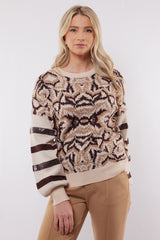 Kimberly trui | Sand/Light Camel