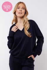 Thalia top | Midnight Blue