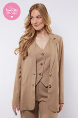 Brigitte blazer | Light Camel