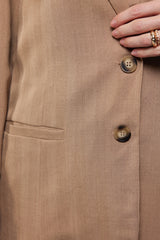 Brigitte blazer | Light Camel