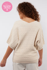 Flore sweater | Wool White