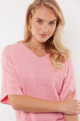 Flore sweater | Flower Peach