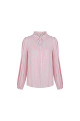 Quint blouse | Offwhite/Flower Peach