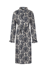 Valor jurk | Navy Blue/Offwhite