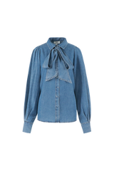 Lissa blouse | Denim Mid Blue