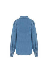 Lissa blouse | Denim Mid Blue