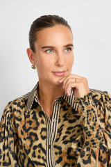 Joanne blouse | Bronze/Black