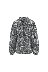Leon blouse | Black/Wool White