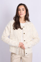 Clarisse vest | Wool White/Sand