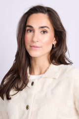 Clarisse vest | Wool White/Sand