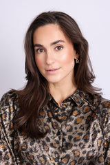 Lea blouse | Khaki/Black