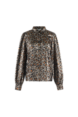 Lea blouse | Khaki/Black