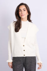 Vivian gilet | Wool White