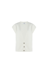 Vivian gilet | Wool White