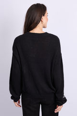 Karly trui | Black/Wool White