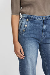 Nadine broek | Denim Mid Blue