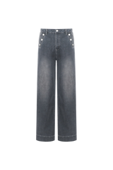 Nadine broek | Denim Dark Gray